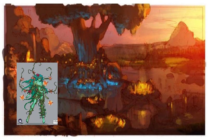 Немного недоработанная картинка, но раз ее Nival принял на конкурс, то пусть будет.  Перейти в раздел посвященный  Героям Меча и Магии 5