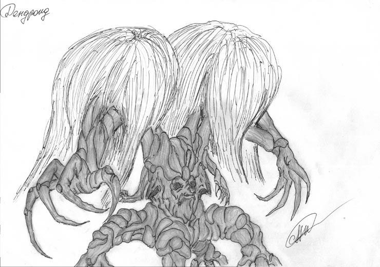 Автор картины говорит что это Дендроид.  Перейти в раздел посвященный  Героям Меча и Магии 5