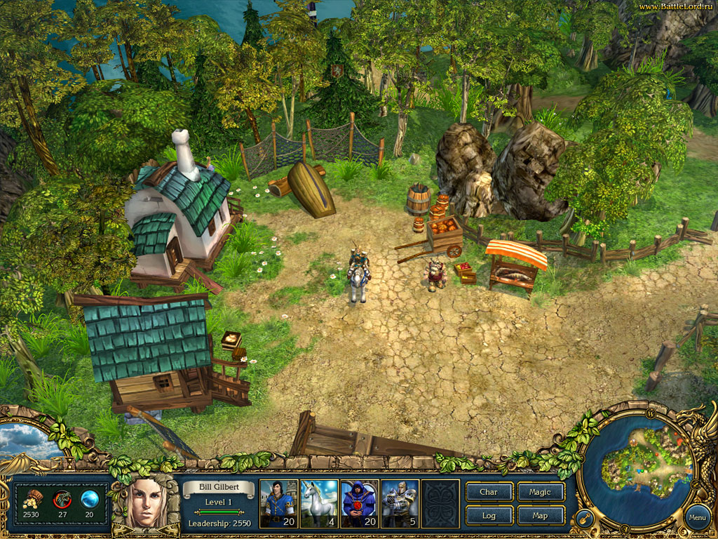 King&rsquo;s Bounty: Легенда о рыцаре - Наверное рыбацкая деревня.