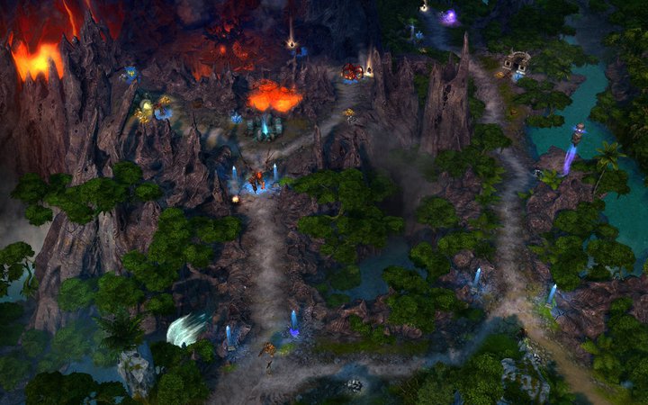 Скриншот дня - 18.02.2011 (вулкан в джунглях)